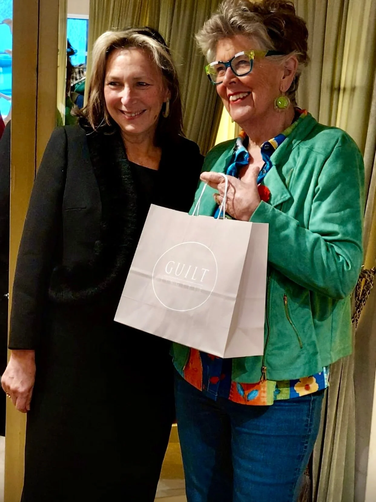 Such a brilliant event last night with @prueleith - a full house and fabulous atmosphere. 

What made it even more special was that Prue was able to visit the event sponsor @guiltlingerie&hellip;