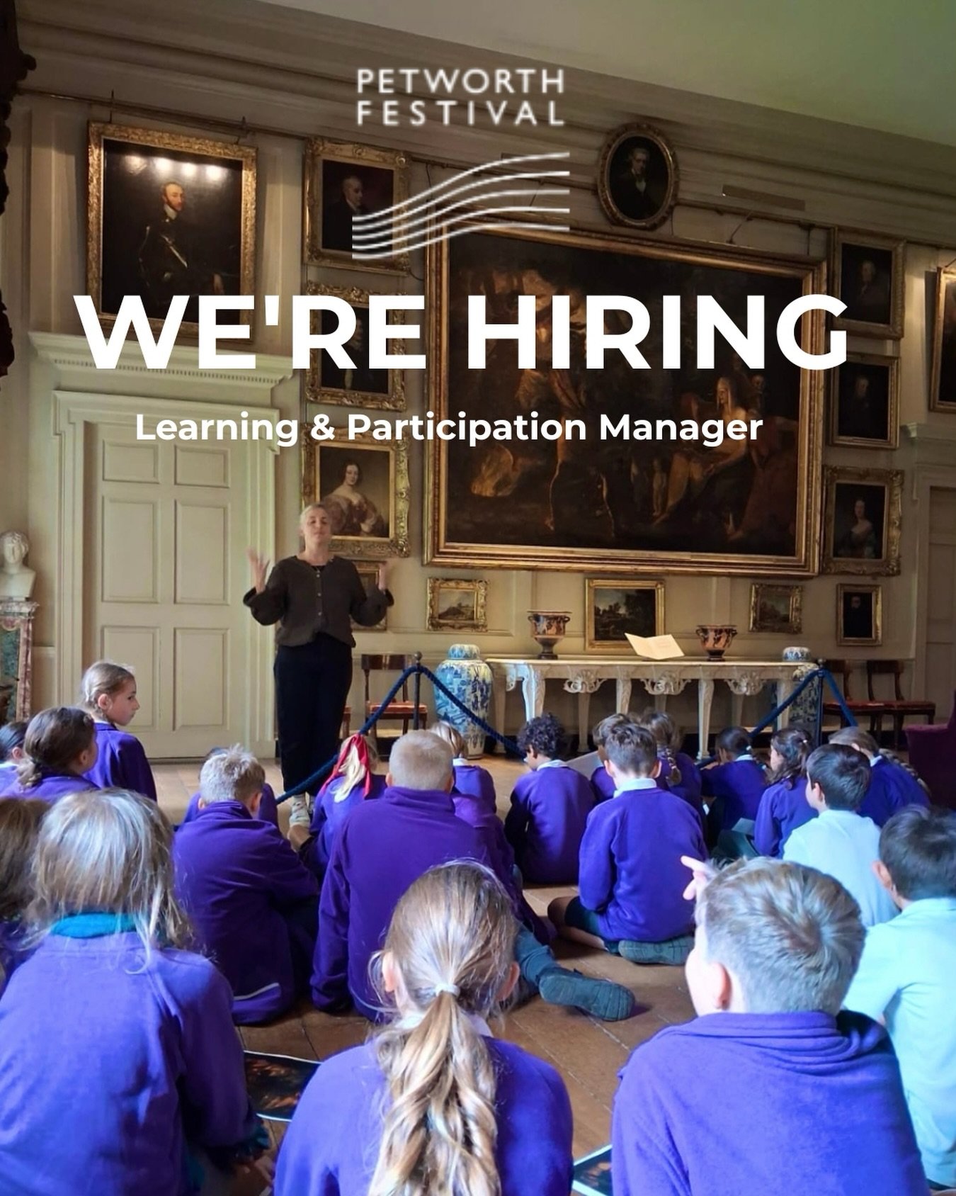COME AND JOIN US!!

We&rsquo;re looking for a Learning &amp; Participation Manager to help us bring the arts to more children, young people and communities across the region.

Could this be you?

📍 Petworth, West Sussex
🔗 Full details via the link 