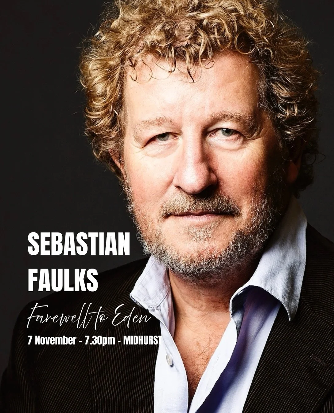 Sebastian Faulks - Petworth Literary Festival - Saturday 7 November - 7.30pm - Midhurst

How do we retain our humanity after experiencing great suffering?

In his latest novel, the acclaimed author of Birdsong follows a soldier whose experiences in p
