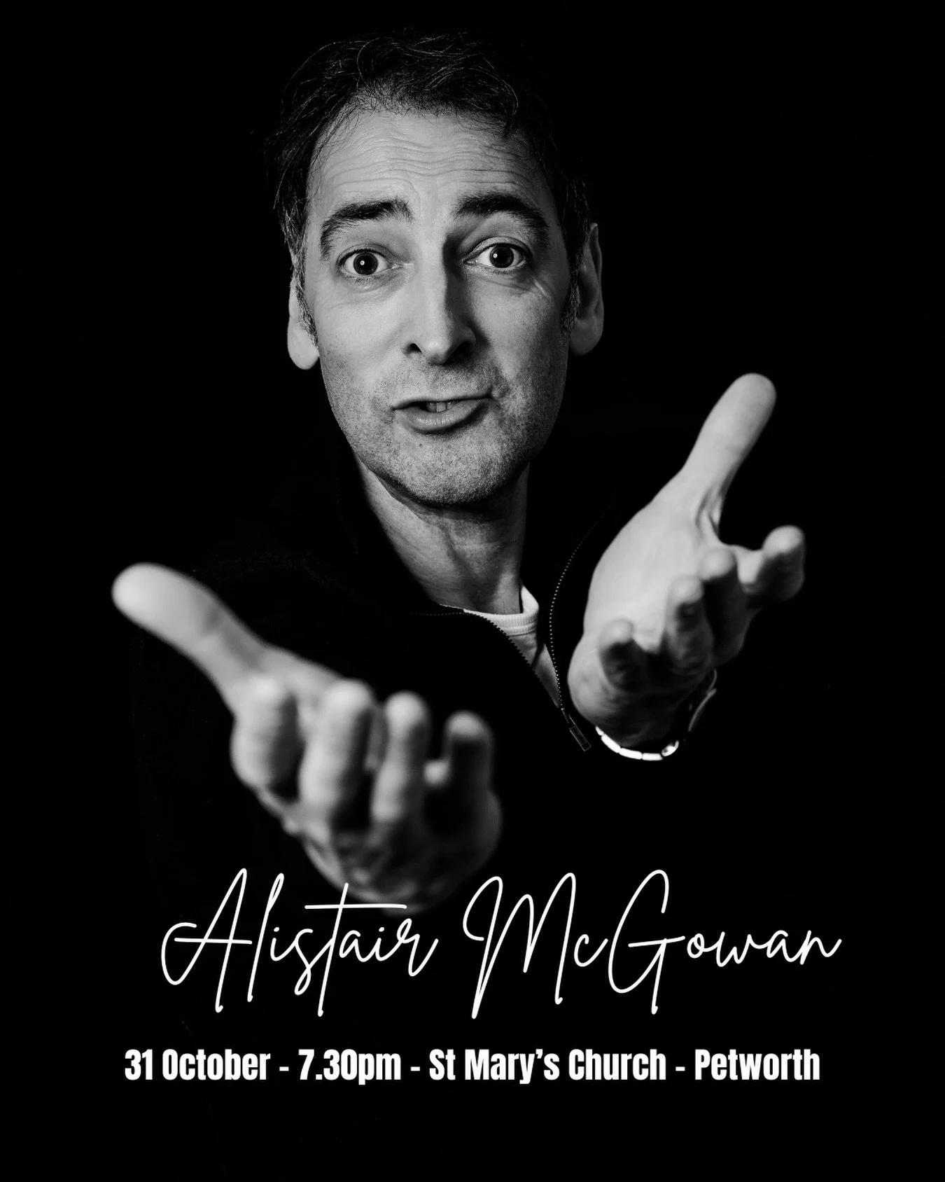 A familiar face, with plenty to say&hellip;

We&rsquo;re delighted to welcome Alistair McGowan to this year&rsquo;s Petworth Literary Festival.

Best known for his brilliant impressions and comedy, Alistair joins us for a conversation offering a chan