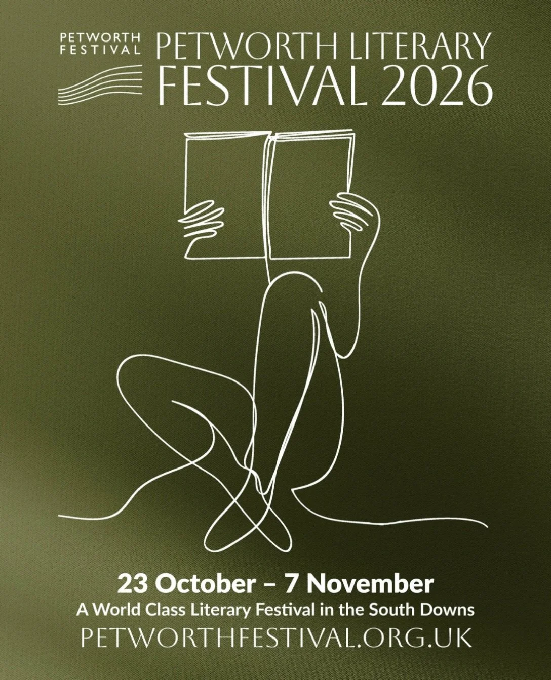 Just one week to go!

The Petworth Literary Festival begins next Friday, 23 October, with over 45 events taking place in Petworth and Midhurst.

Whether you enjoy history, lifestyle, current affairs, fiction, food or memoir, there&rsquo;s something f