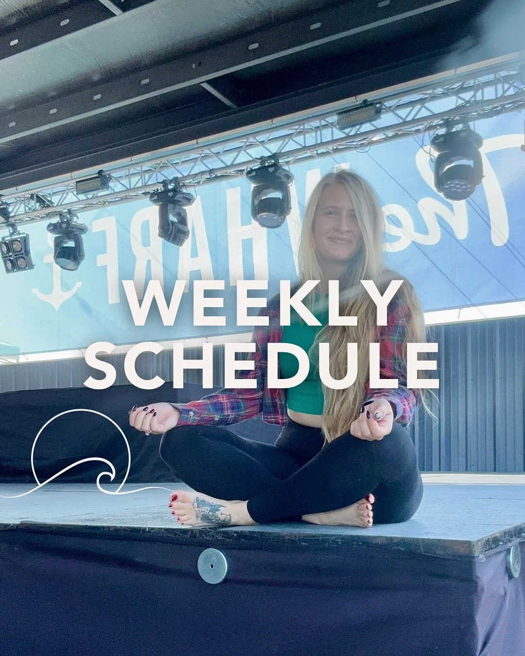 It&rsquo;s our last week of yoga at @neshotahbeach 🌊 Plus&mdash;yoga at the @wharfmanitowoc this Saturday! Let&rsquo;s soak up every bit of these summer days together. 🤝