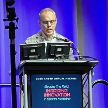 Dr. Mark Niedfeldt presenting as Milwaukee Bucks Chief Medical Physician