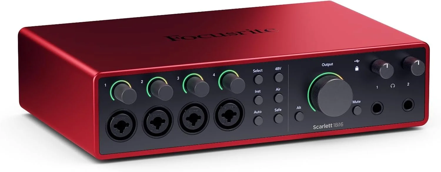 Focusrite Scarlett 18i16 4th Gen Podcast Equipment