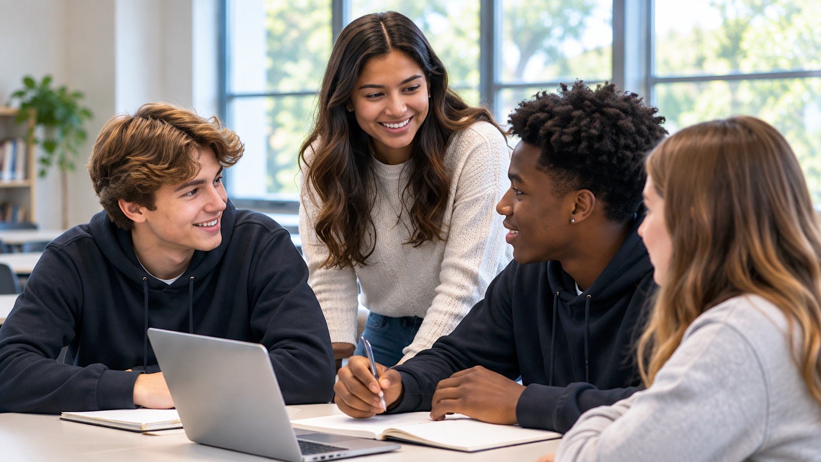 Tripoint Academy Students Talking