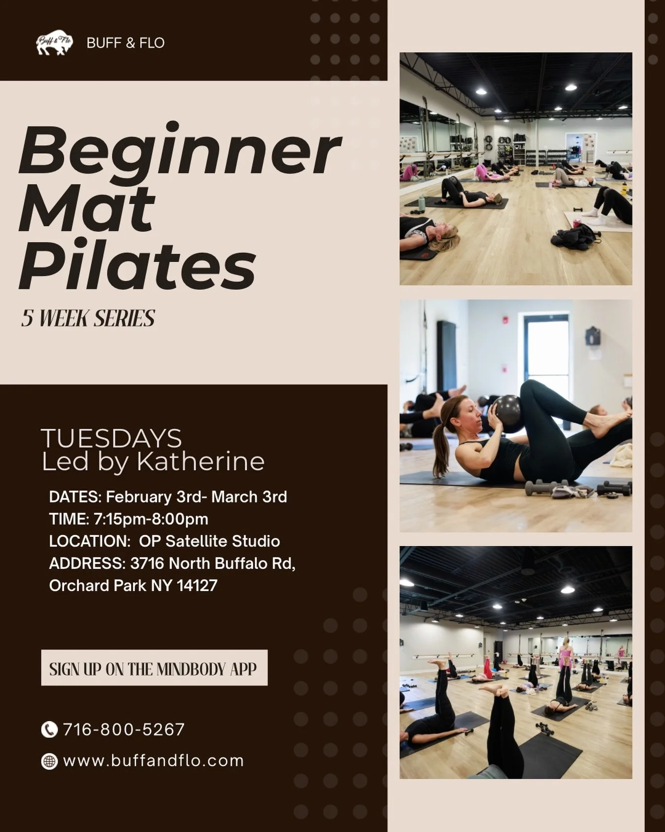 Beginner Mat Pilates Series ✨ 

Interested in trying out Mat Pilates but not sure where to start? You&rsquo;re in luck! Join @kinetic_katherine for a 5 week Beginner Mat Pilates series starting February 3rd.

You will learn the fundamentals of classi