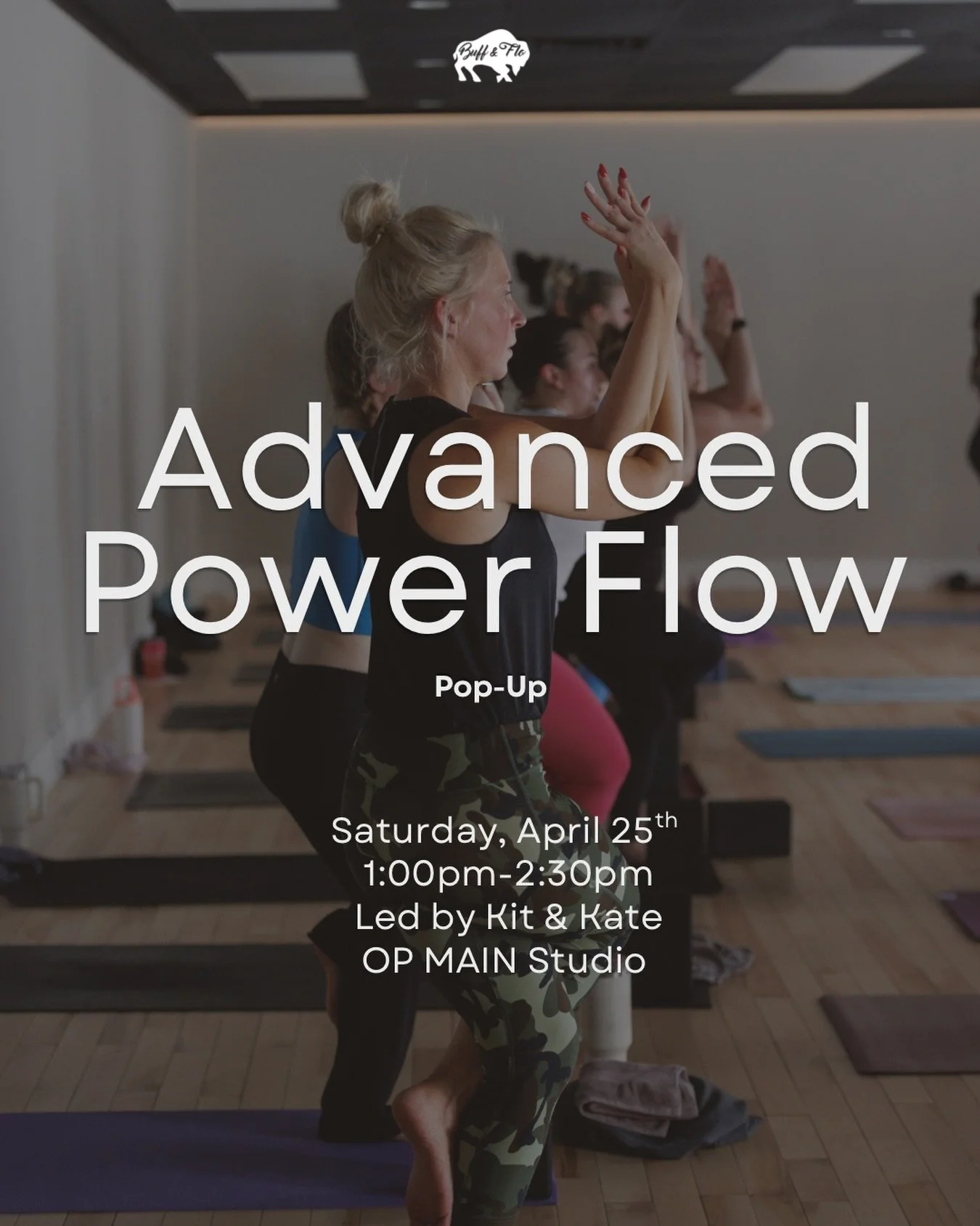 Join @kitkuebler and @kit.marie for this special pop up! This ADVANCED heated class is designed for seasoned practitioners looking to amp up their yoga practice. Expect a fast-paced, intelligently sequenced vinyasa flow that weaves together complex t