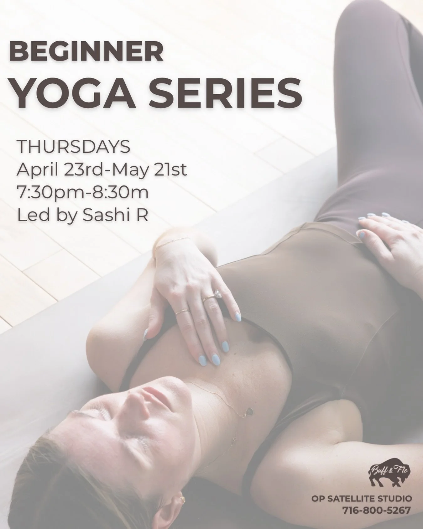 Join us for our next Beginner Yoga Series led by Sashi @sashiracho in the OP SATELLITE STUDIO! 

Focus on the foundations of yoga with an emphasis on proper alignment and technique. Poses will be broken down and anatomical positioning will be explain