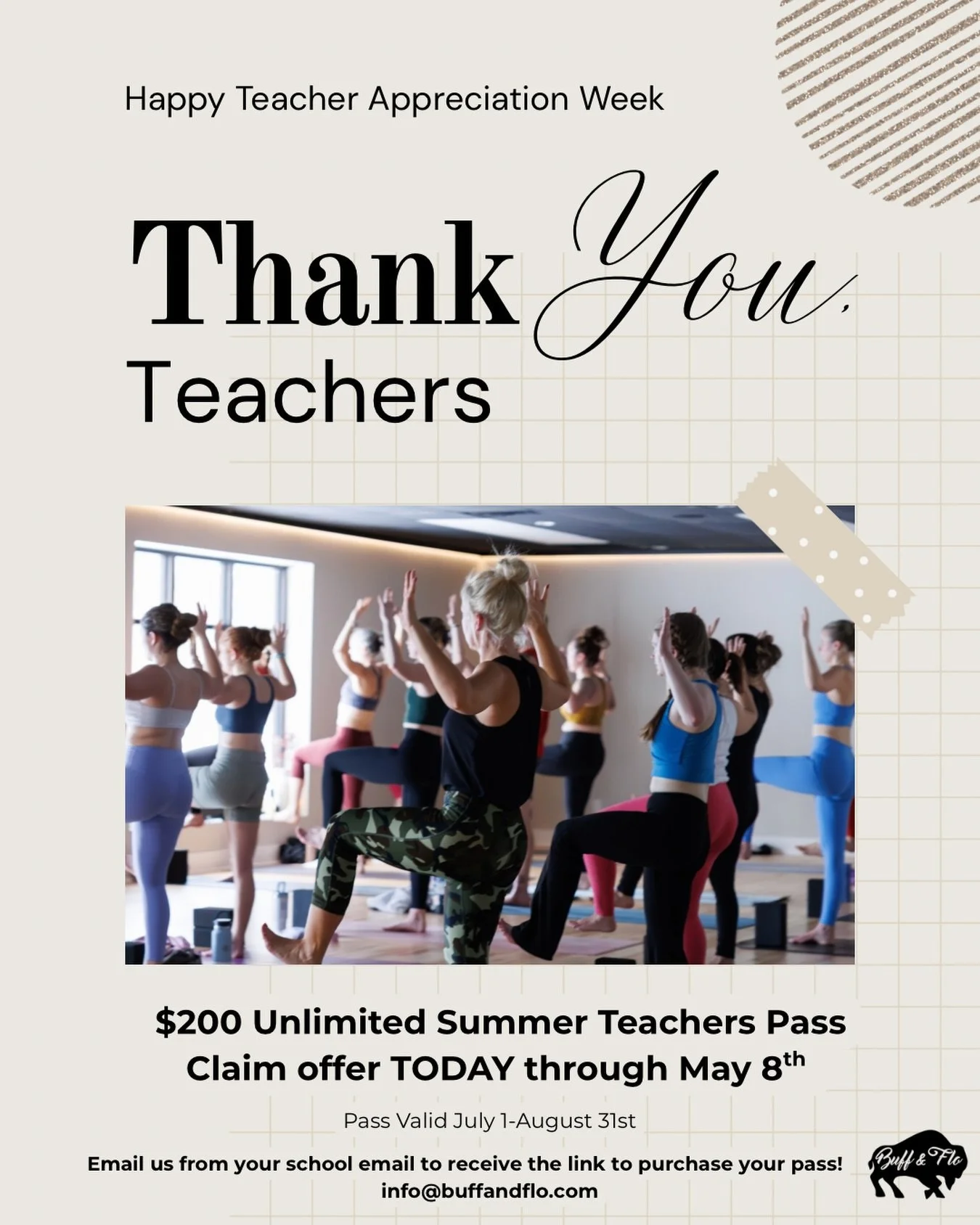 Shout out to all the teachers &amp; school staff! We know that teaching is a work of HEART ❤️ And we want to show you our gratitude during this Teacher Appreciation Week. If you are a teacher, school staff, or school administrator, we would like to o