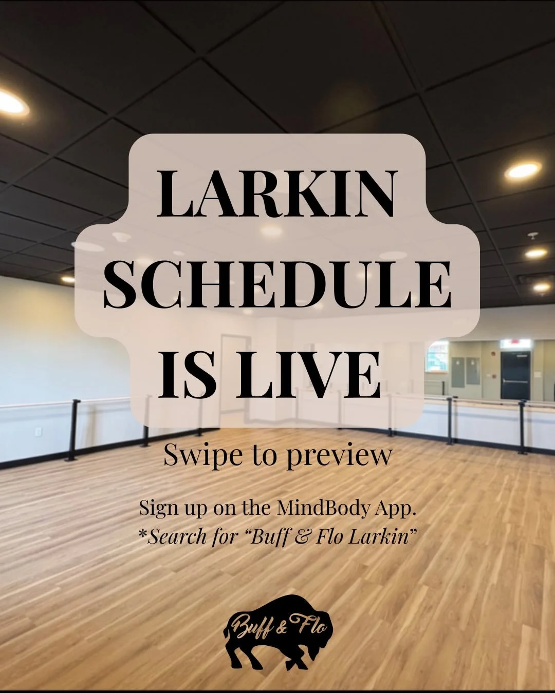 Our Larkin class schedule is now live on the MindBody app under &ldquo;Buff&amp;Flo Larkin&rdquo; ✨ 
Classes officially start Saturday May 30th ! We can&rsquo;t wait to see you all at:

📍 799 Seneca St. Suite G Buffalo, NY 14210

See you in the new 