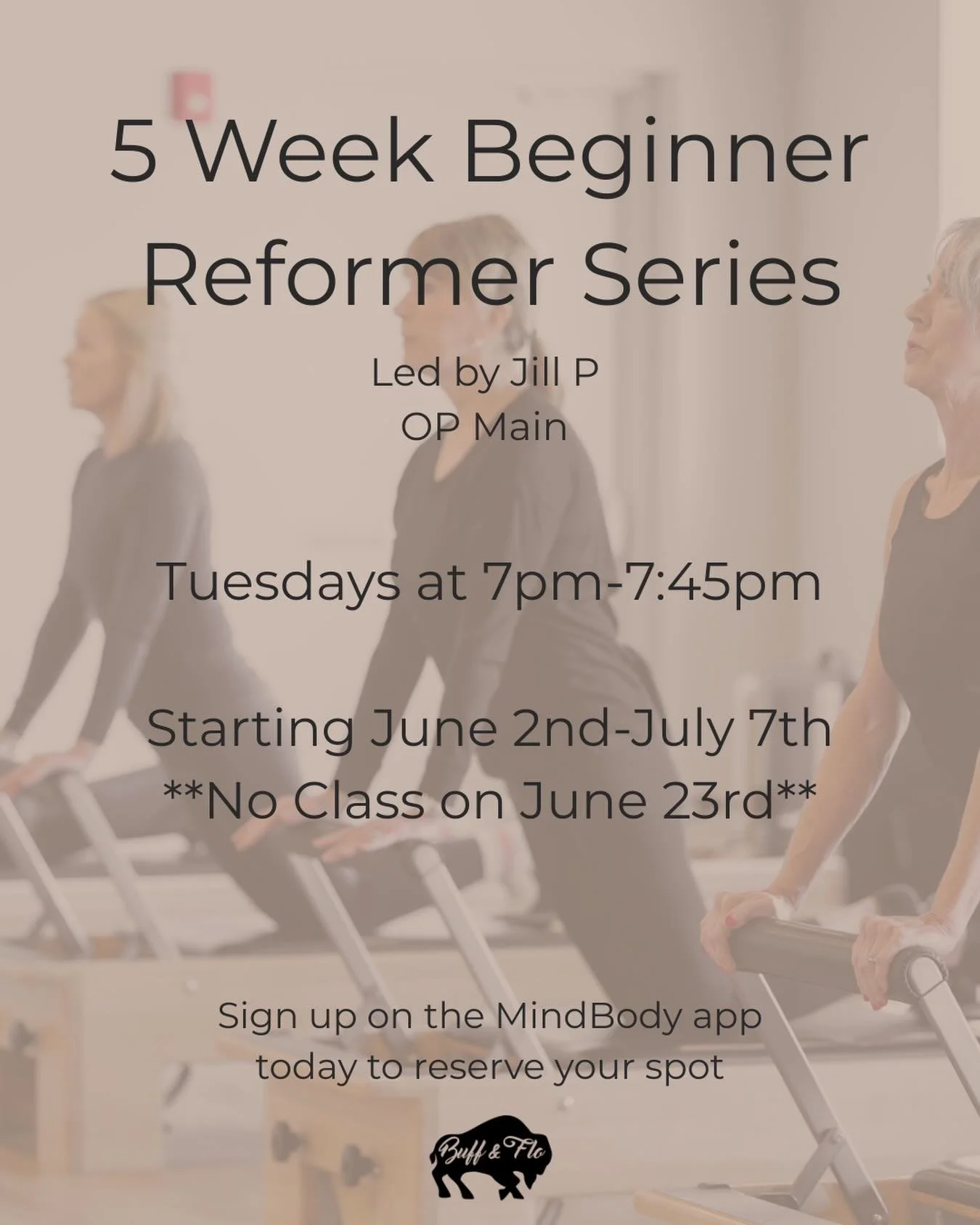 Sign ups are live for our next beginner Pilates reformer series and spots will fill FAST!✨ 

This is a 5 week series taught consecutively, where each class builds upon the exercises learned in the previous class. Learn the foundational movements of P
