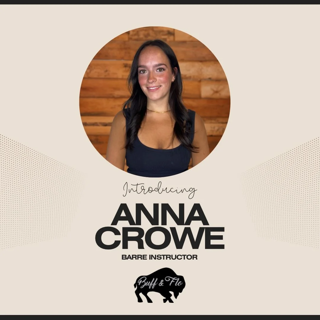 Please welcome Anna C, Rachel L and Sydney H to the Buff &amp; Flo staff. We are excited to add these three strong ladies to the barre team, and are proud of the work they&rsquo;ve put in to completing their certification.

Check out their biographie