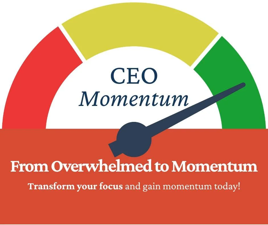 Are you running your business &mdash; or is your business running you?

CEO Momentum is your space to slow down, plan intentionally, and keep moving forward with focus. It&rsquo;s a quarterly membership designed for solopreneurs and service-based bus