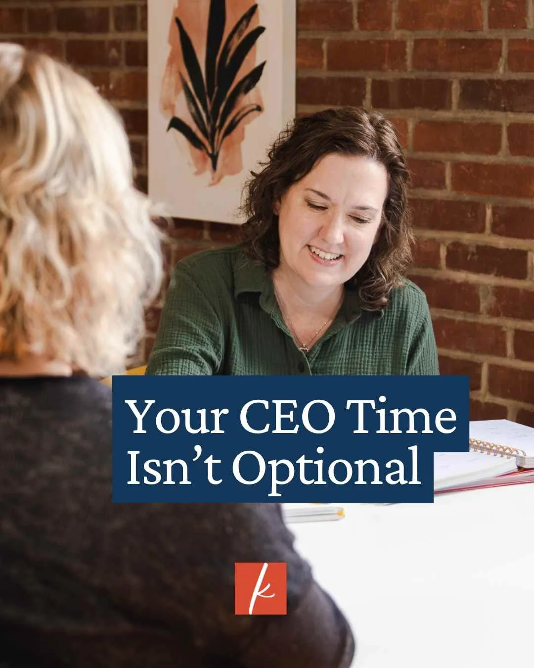&ldquo;I don&rsquo;t know why my business feels so much harder now.&rdquo; Well, I do. 

The time you need to think, plan, and look ahead keeps getting squeezed out by client work.

That&rsquo;s why I created a CEO Hour practice for myself first, and