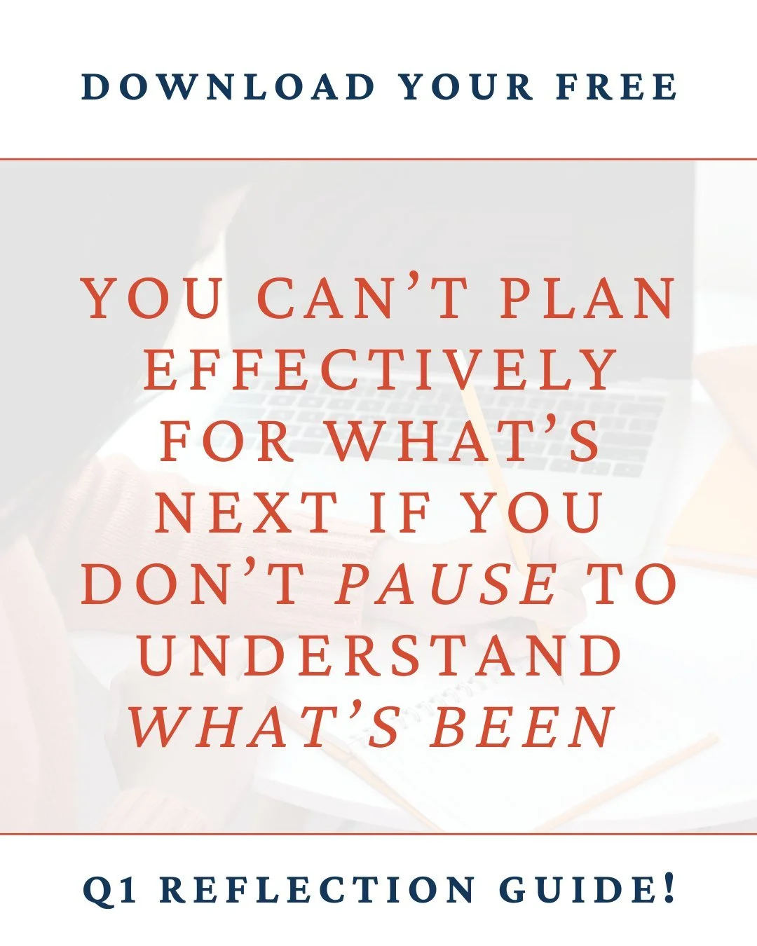 We&rsquo;re nearing the end of Q1 - which makes this an important moment to step back.

Before jumping into Q2, take time to look at the past 12 weeks:
 &ndash; What worked?
 &ndash; What didn&rsquo;t?
 &ndash; What surprised you?
 &ndash; What needs