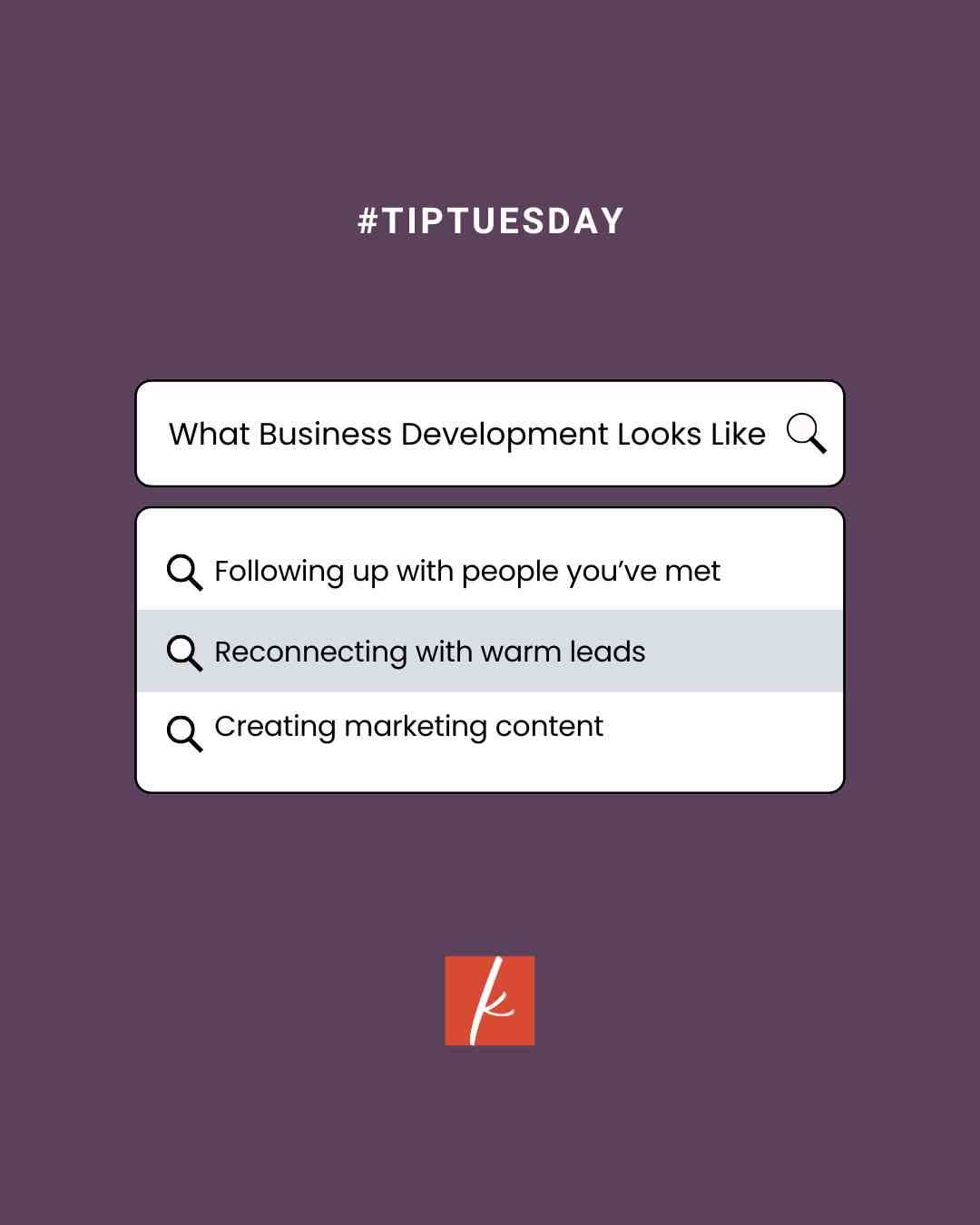 When people hear the words business development, they often imagine something complicated or overly sales-focused.

For most business owners, that includes things like:
&bull; Following up with people you&rsquo;ve met through networking
&bull; Reconn