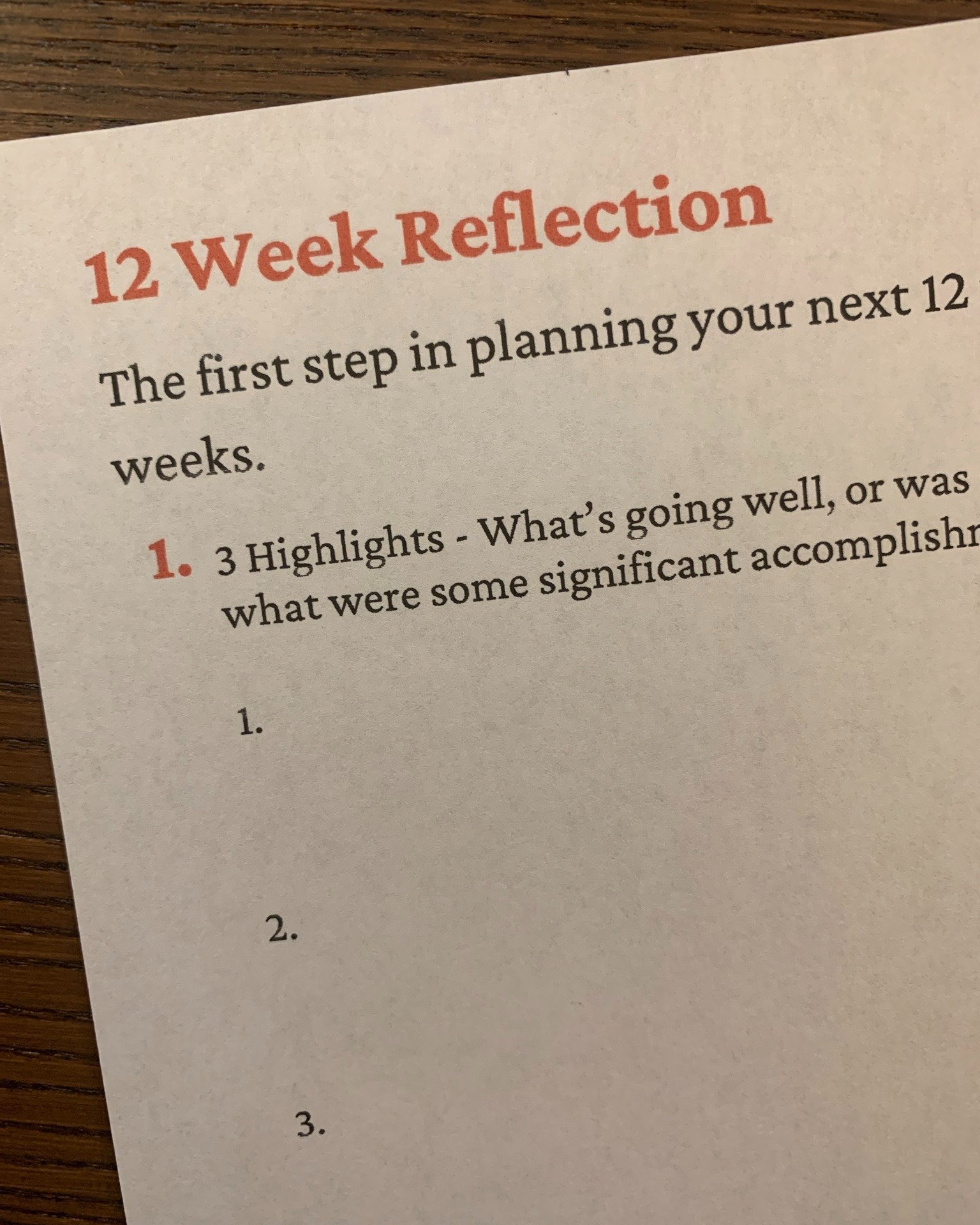 One of the biggest mistakes business owners make is rushing into the next quarter without looking at the last one.

Before you set new goals, spend some time understanding:
What worked
What didn't
What surprised you
What you want to change

My Q2 Ref