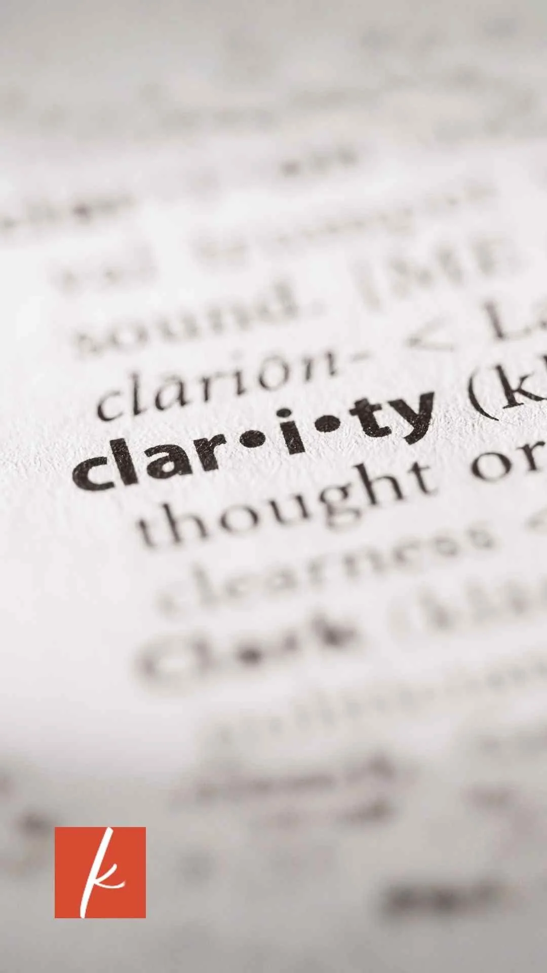 Want Clarity? Take Action