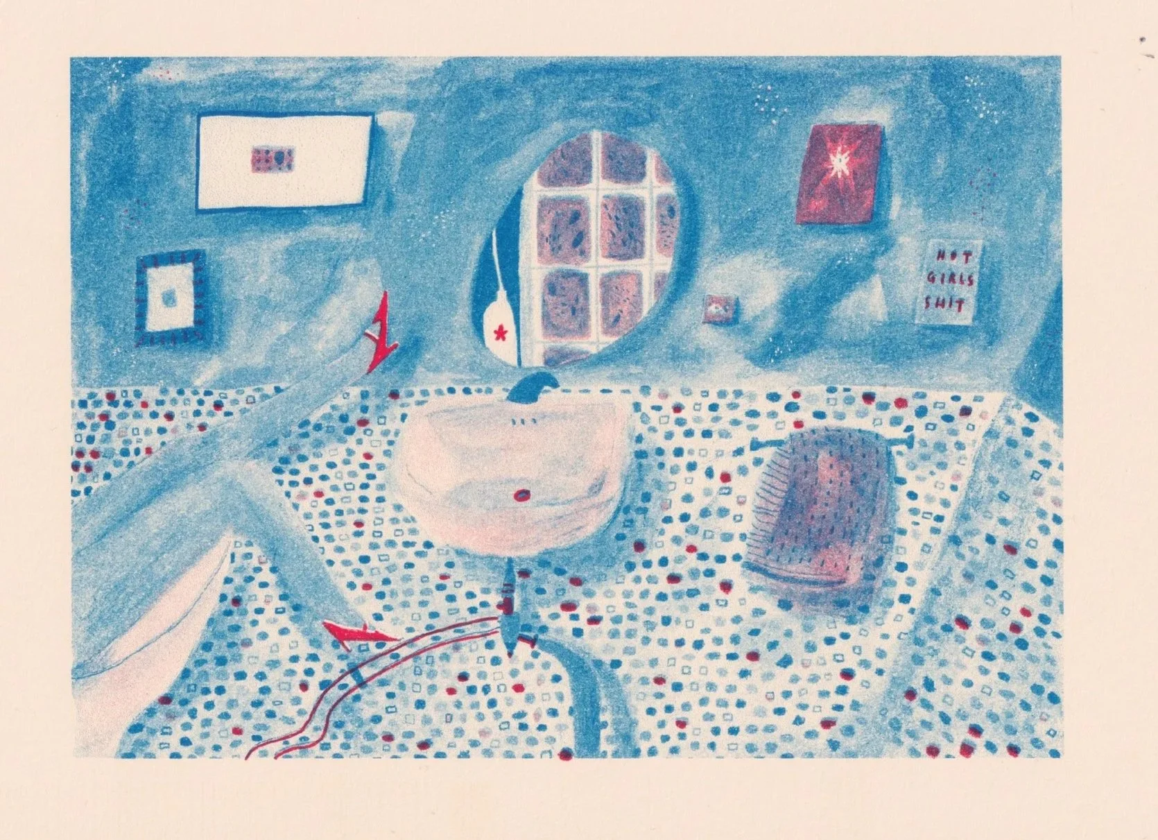 Confession Bog Riso Print