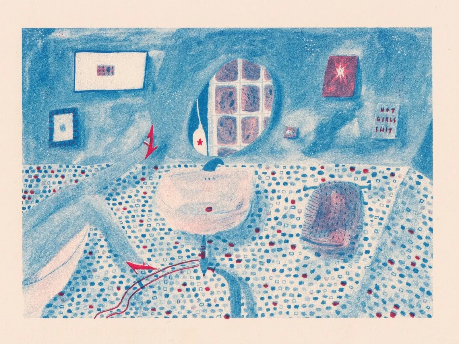 Confession Bog Riso Print