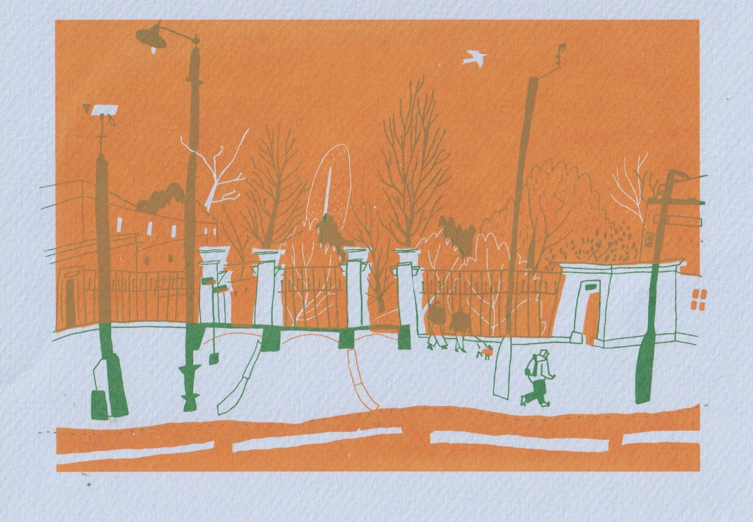 Abney Park Screenprint