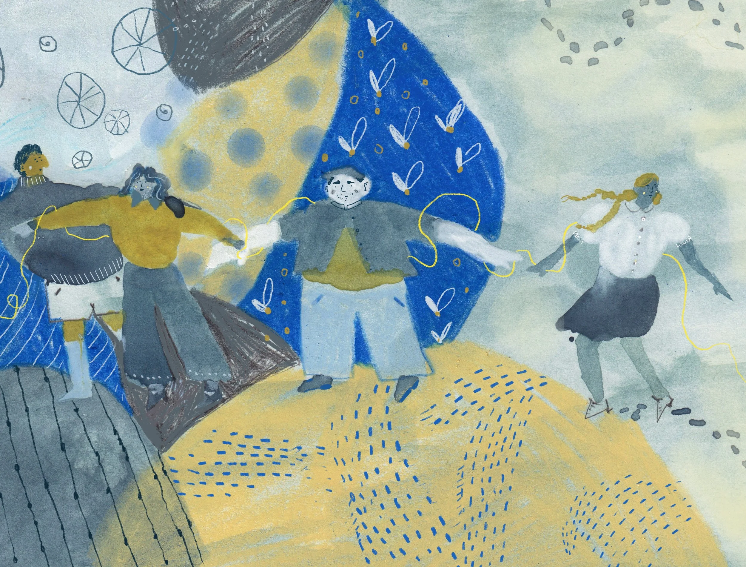 Literature Illustration for The Student