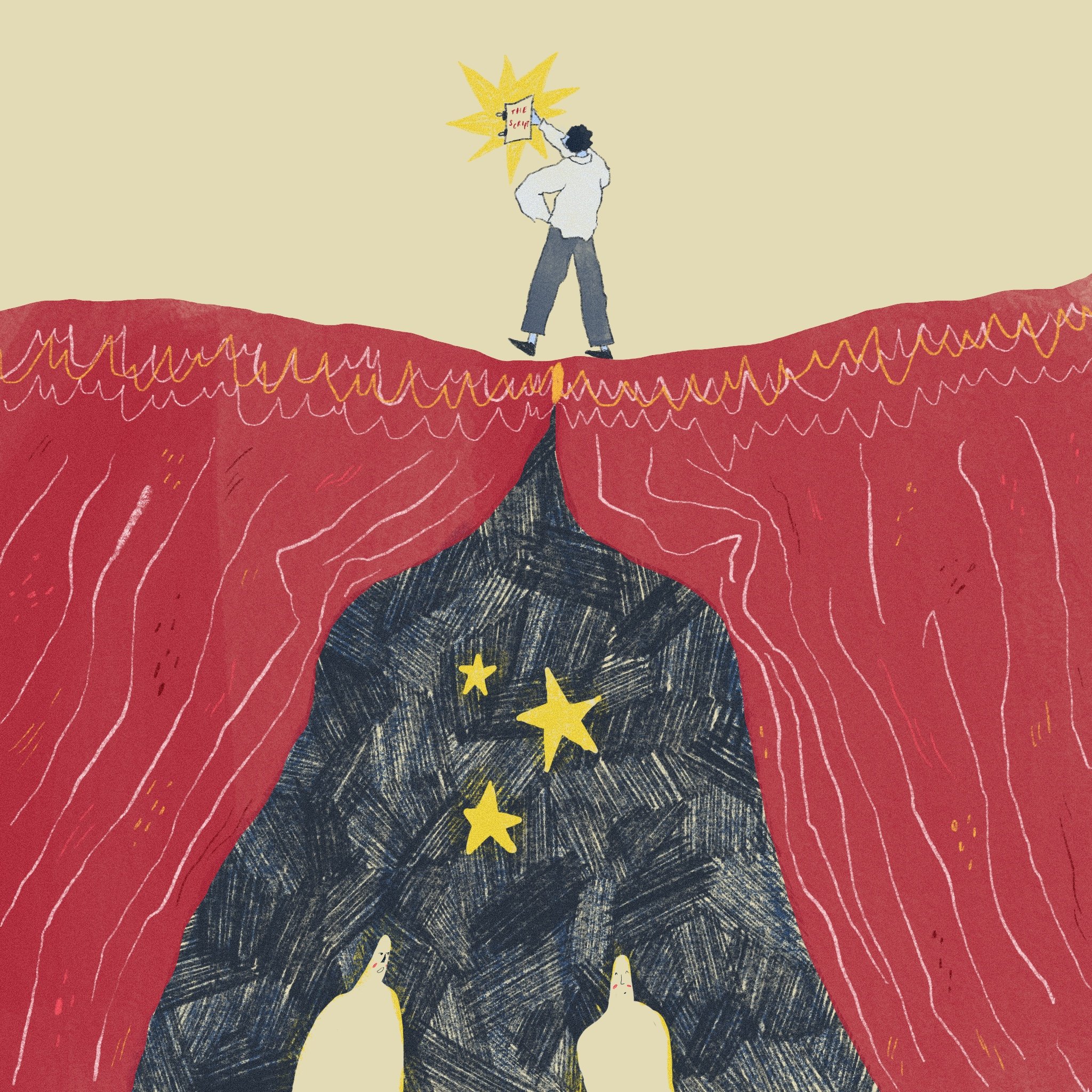 Theatre Illustration for The Student Newspaper