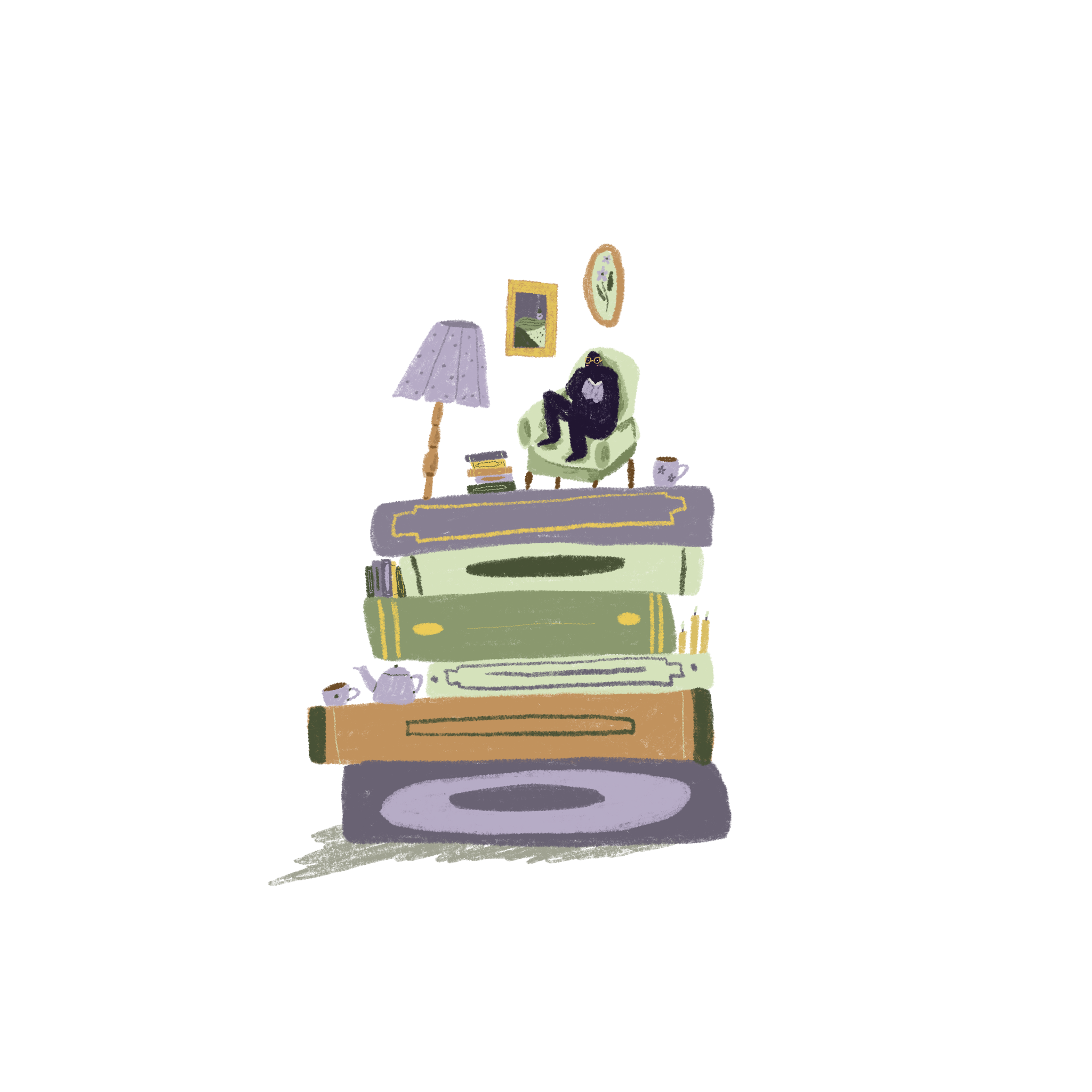 Literature Illustration for The Student