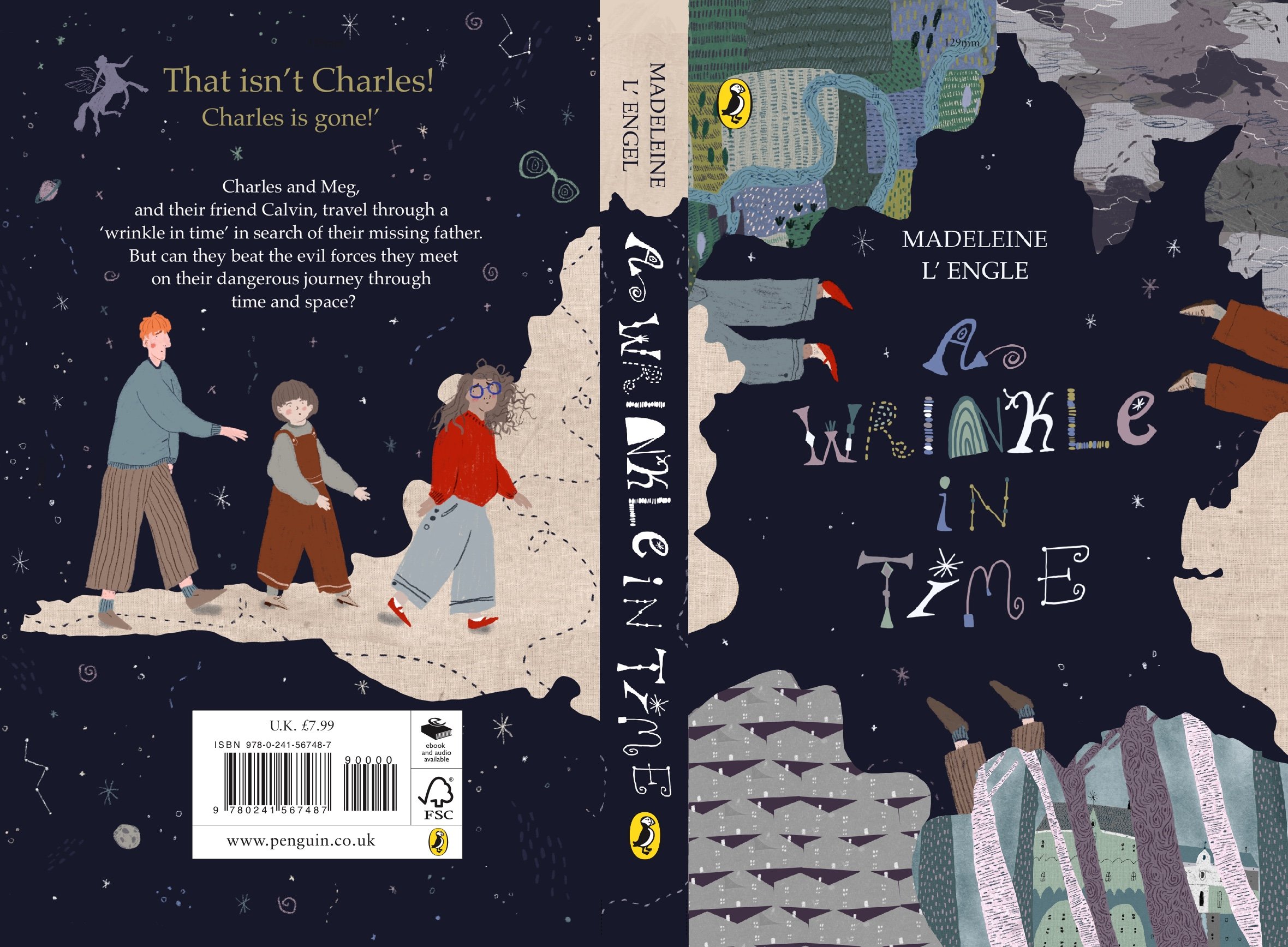 A Wrinkle In Time Cover Design for Penguin Cover Competition