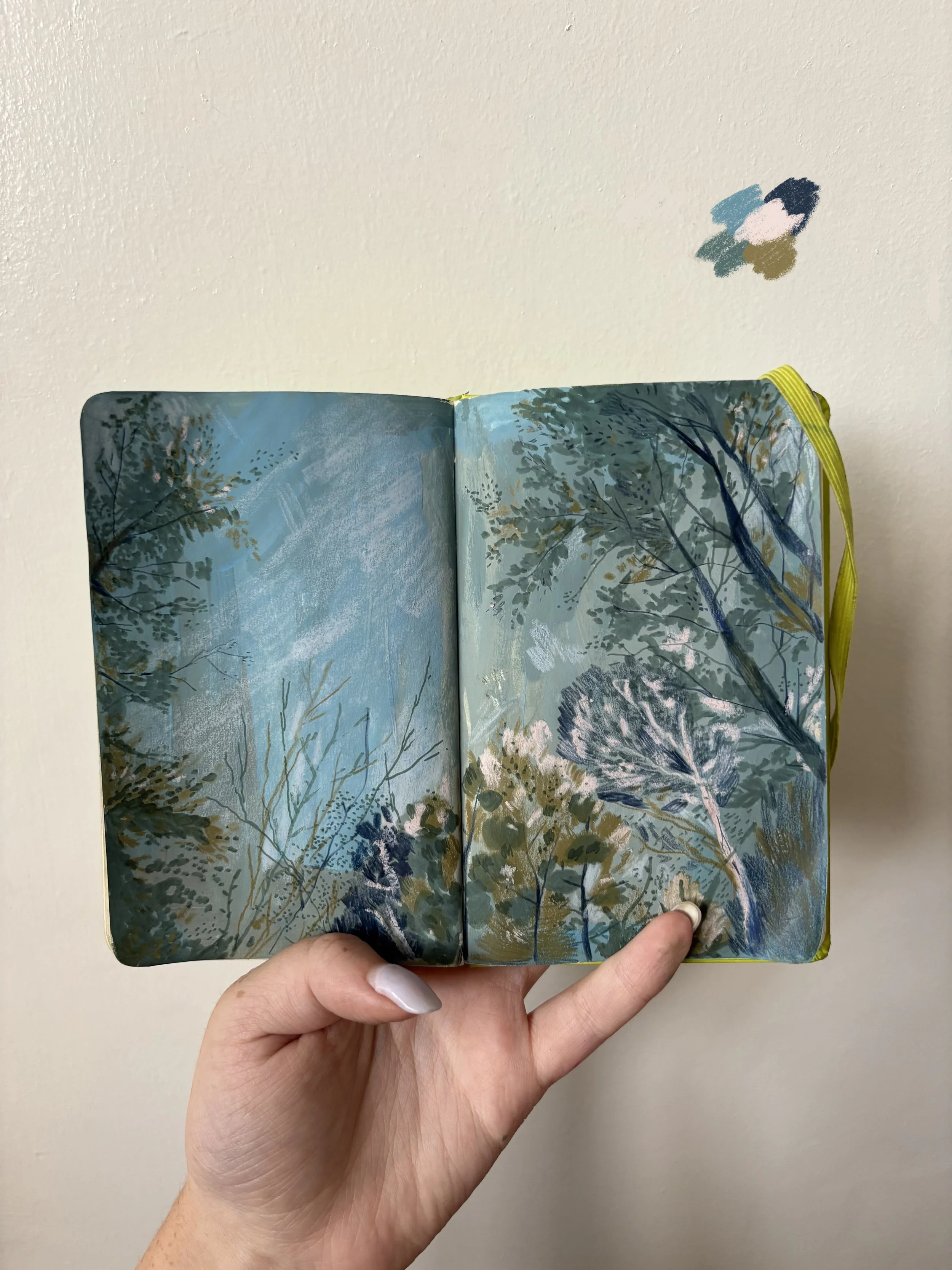 3 materials drawing challenge