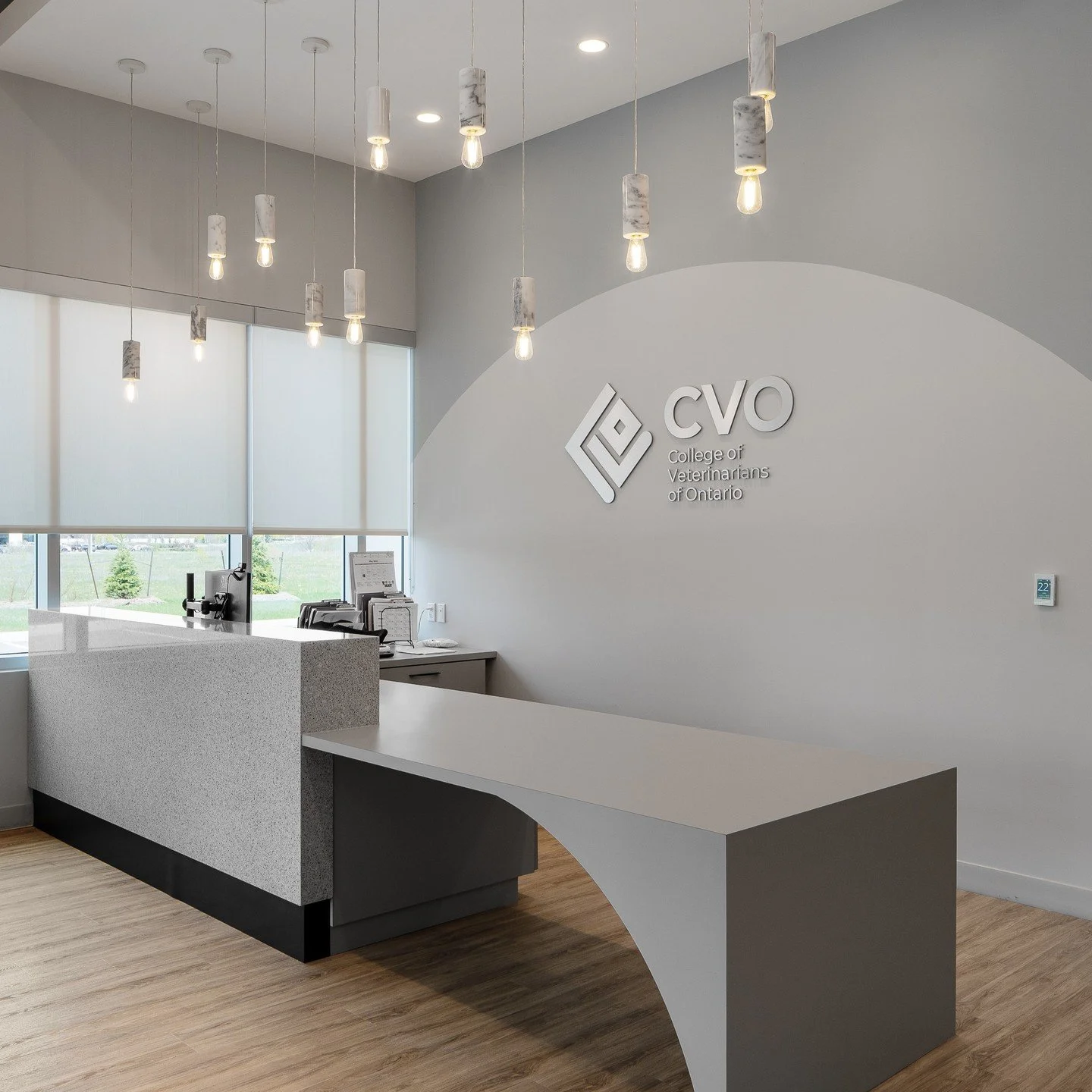 Check out our recently completed project in the city of Guelph for The College of Veterinarians of Ontario #CVO 🐶🐱🐰

Architectural Photo Cred: @designsq 
Cutest dog photo cred: @meganmichelle.photo 

#dfystudio #dfythenorm #interiordesign #institu
