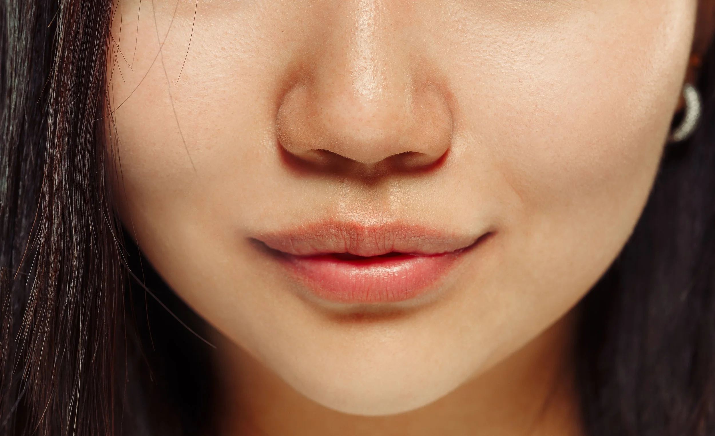 closeup of a woman's lips, facial waxing woodland hills