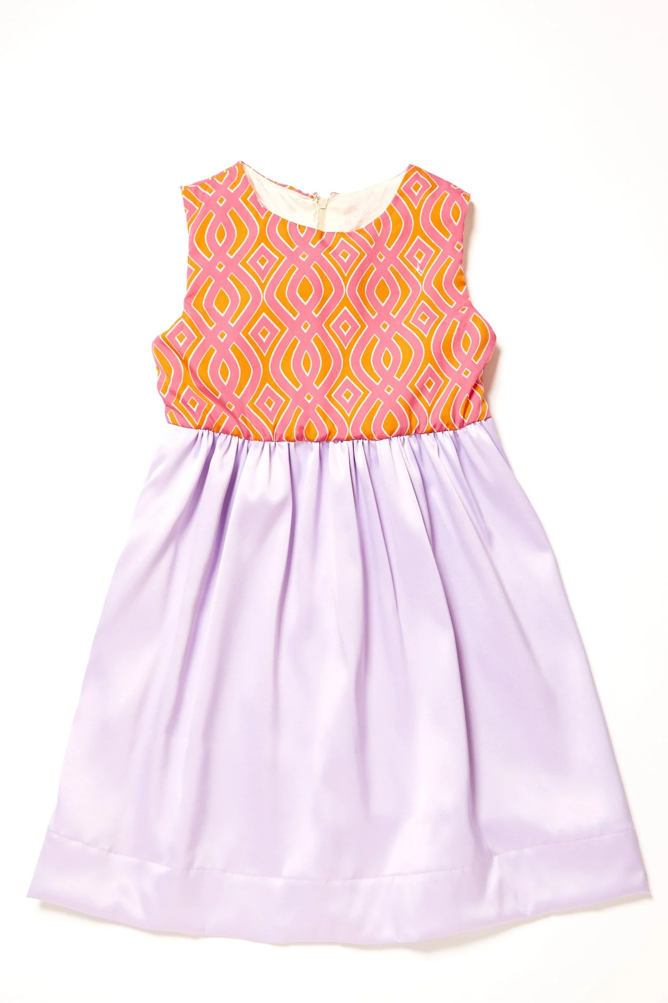 Pink and Purple Party Dress 6