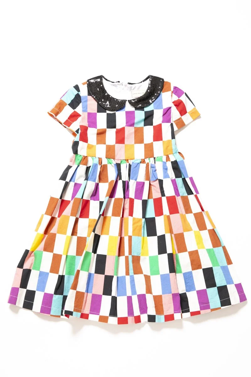 Bright Mosaic Girls' Dress 5T