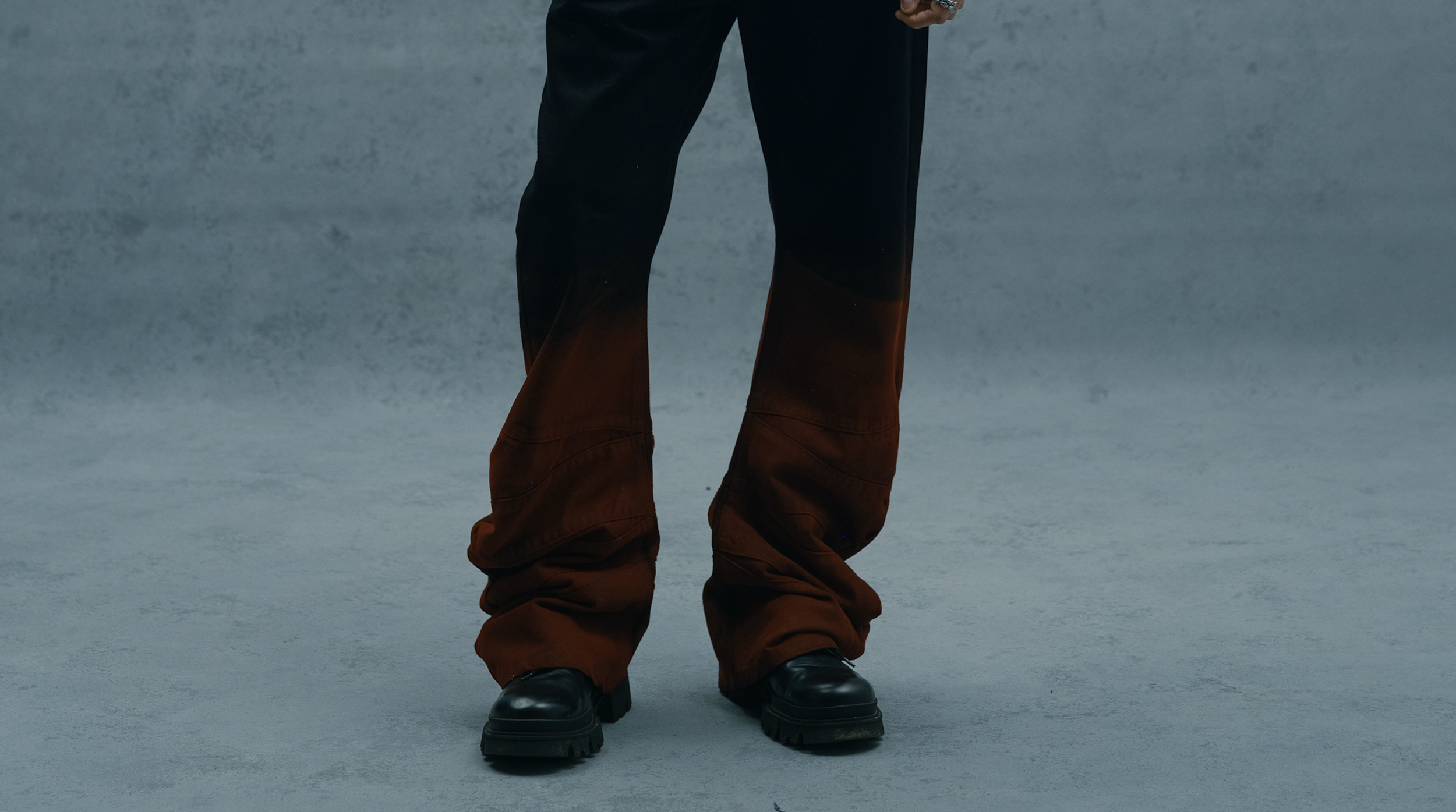 Garment sample reviewed during production support to monitor execution, materials, and finishing accuracy