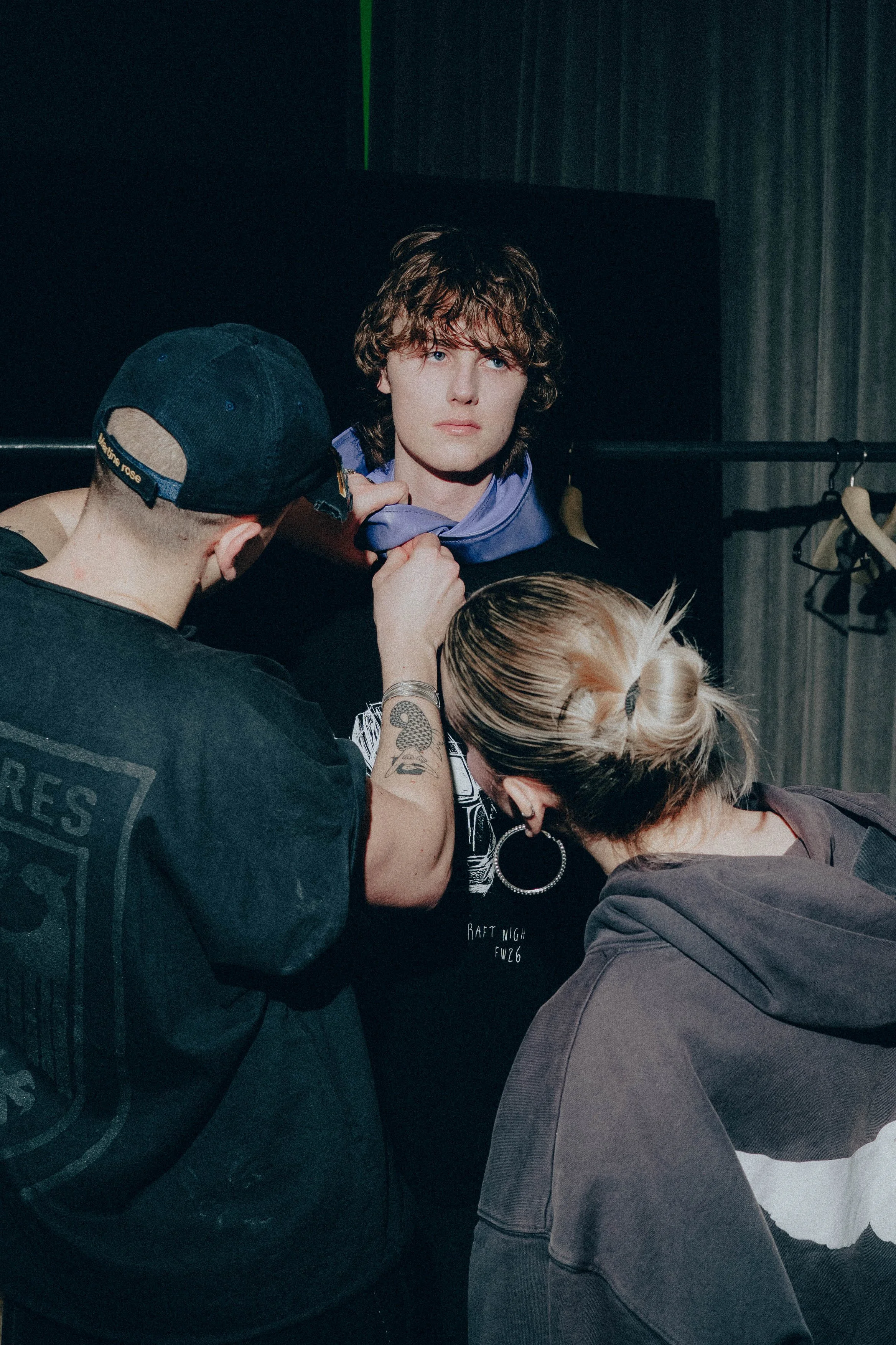 Garment back view showing continuity between design, development, and production preparation