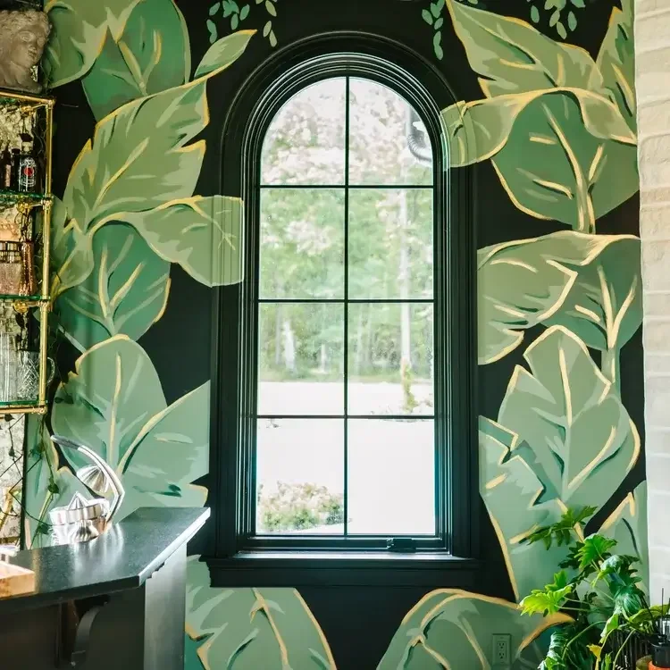 Forest Mural Local Bar in Richmond VA - Michelle Hollender
