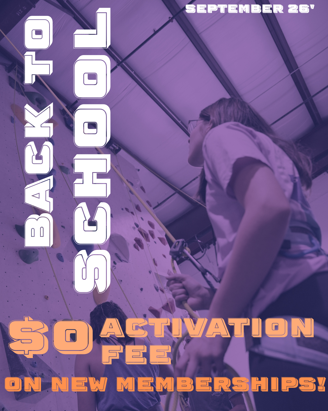Back to school sale 