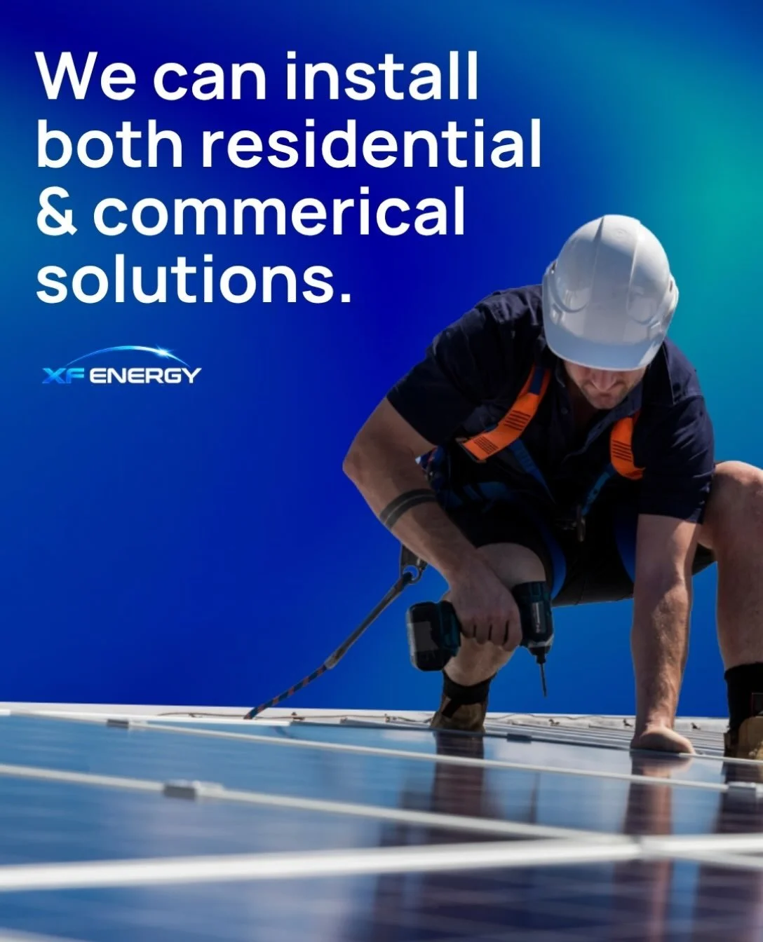Solar solutions built for homes and businesses. ☀️⚡

Whether you&rsquo;re looking to reduce household energy costs or take greater control of energy use across your business, XF Energy can design and install a solution to suit your needs.

From resid
