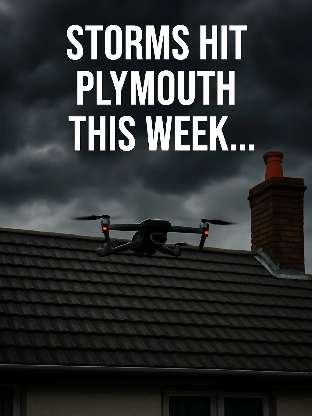 🌪️ Storms &amp; bad weather have been hitting Plymouth hard this week&hellip;

What you can&rsquo;t see from the ground could be the biggest risk to your home 👀 Broken tiles, cracked chimneys, hidden leaks, all can cause costly damage if left unche