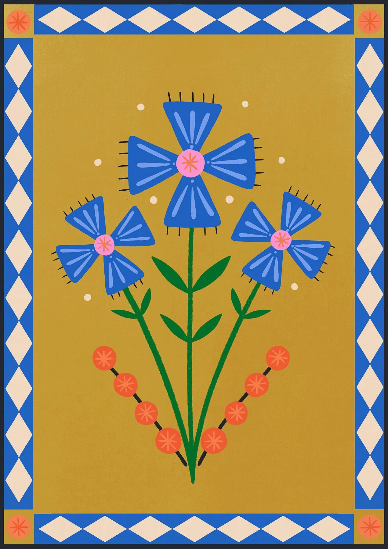 Folk Flower 5