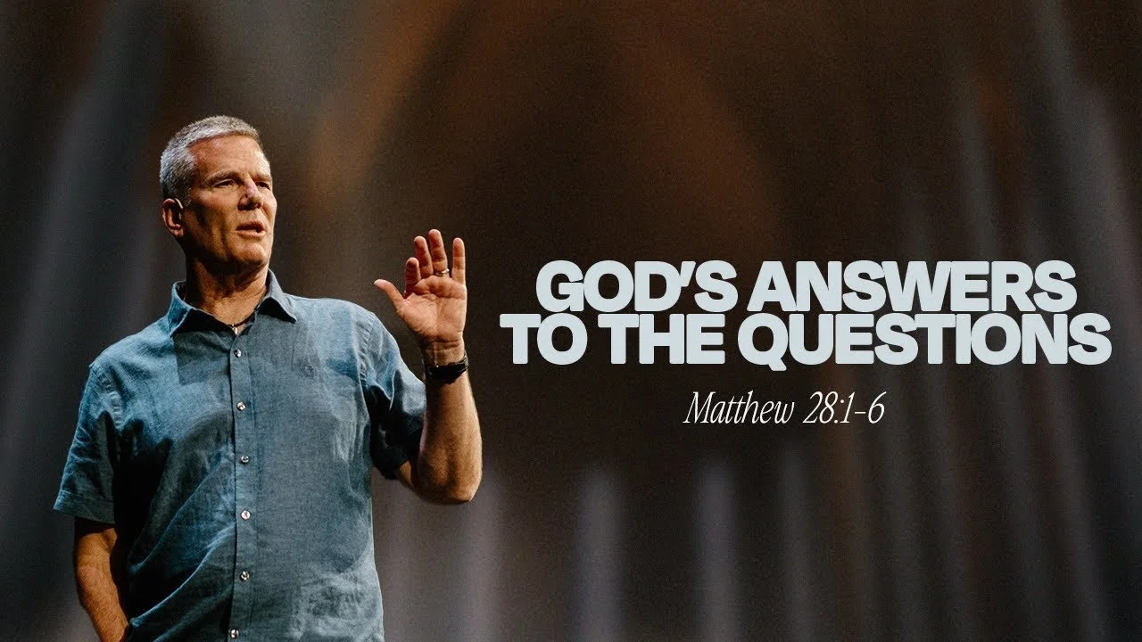 God's Answers to the Questions — Matthew 28:1-6