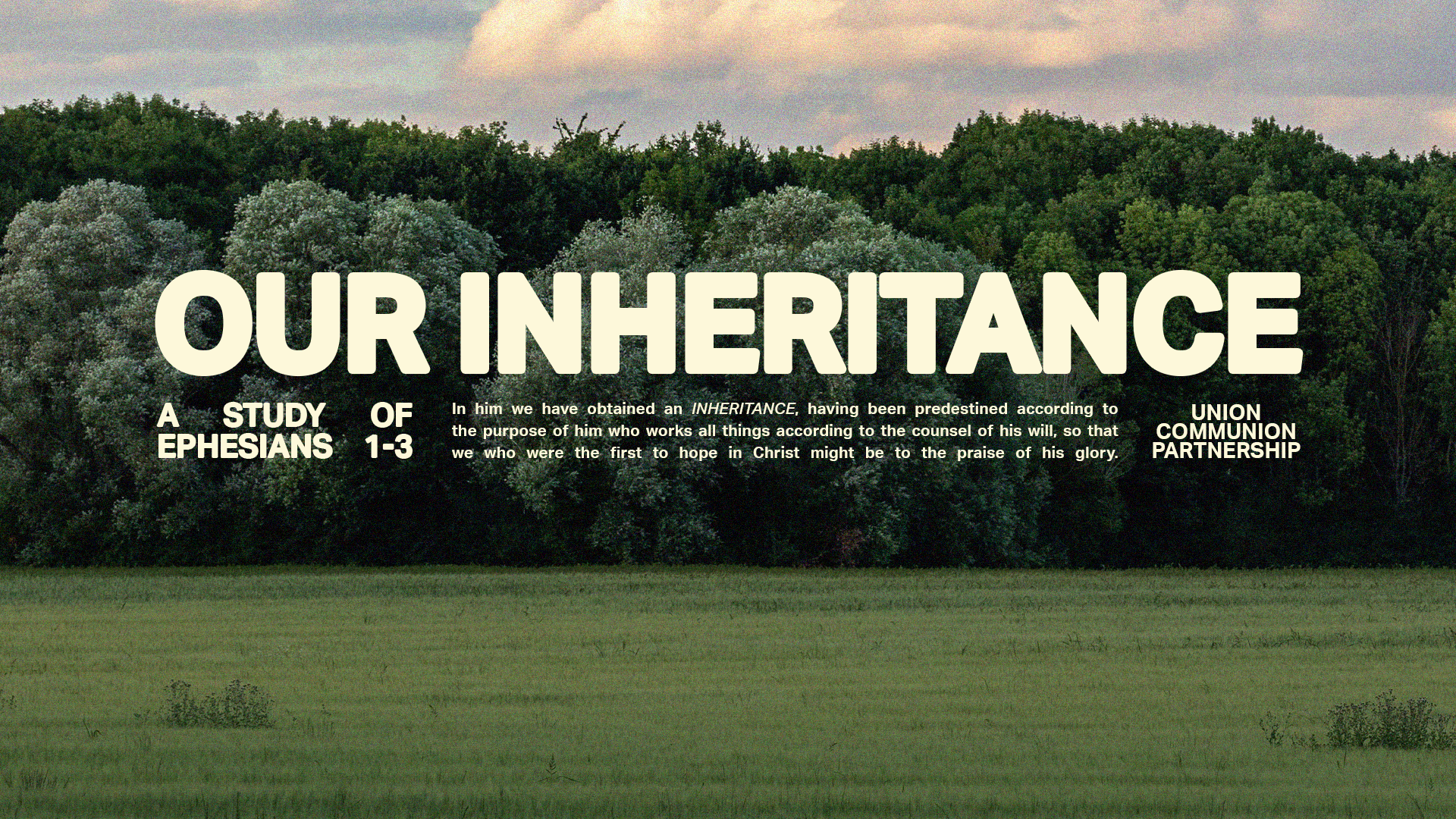 Our Inheritance