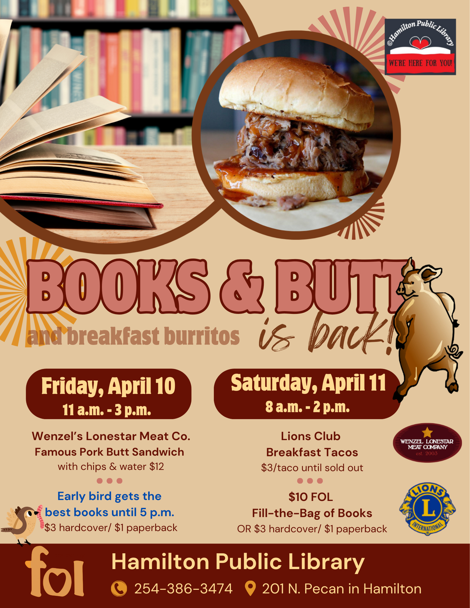 Books &amp; Burritos at the Hamilton Public Library