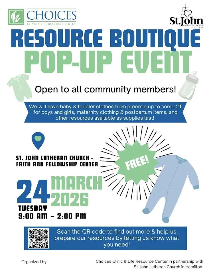 Resource Boutique Pop-Up at St. John Lutheran