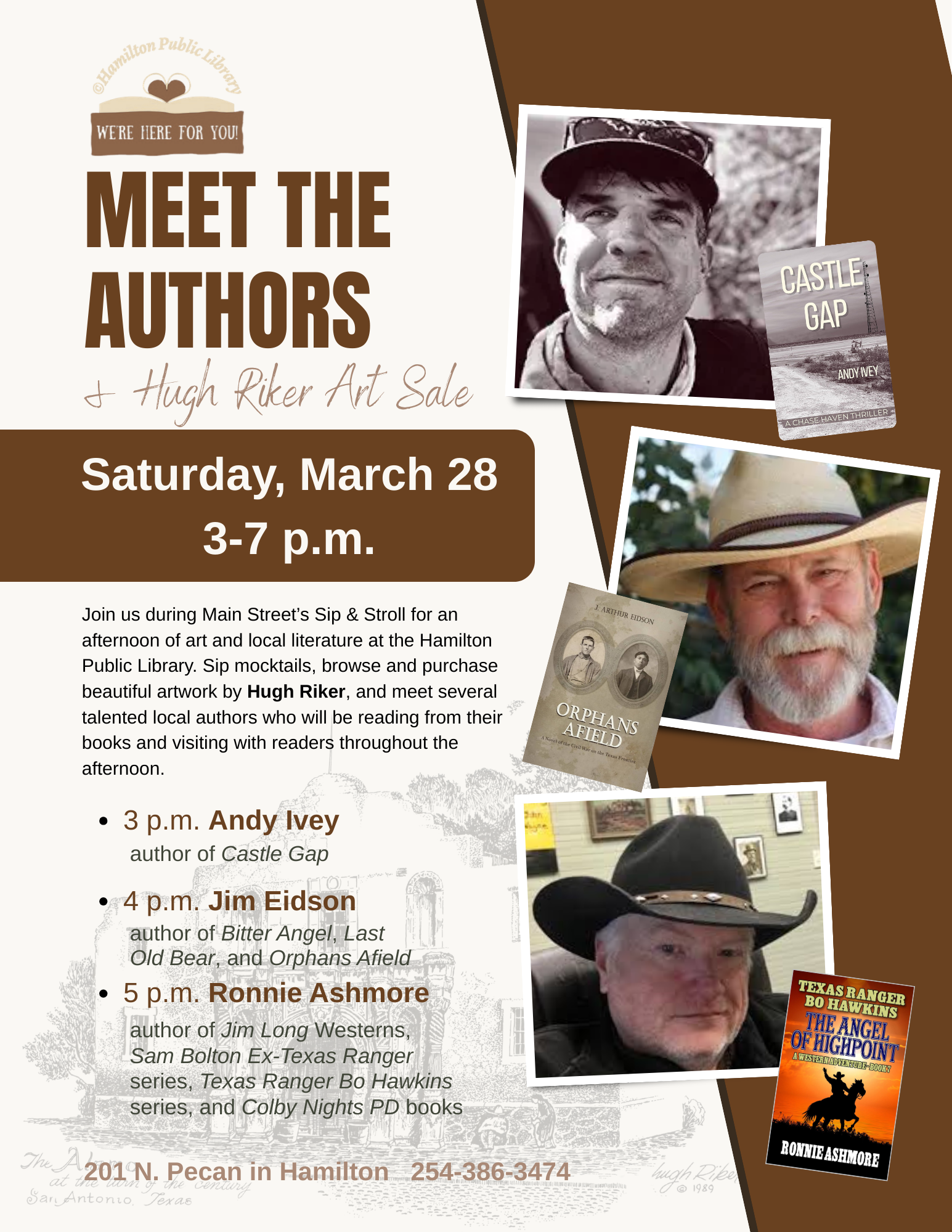 Meet the Authors &amp; Art Sale at Hamilton Public Library