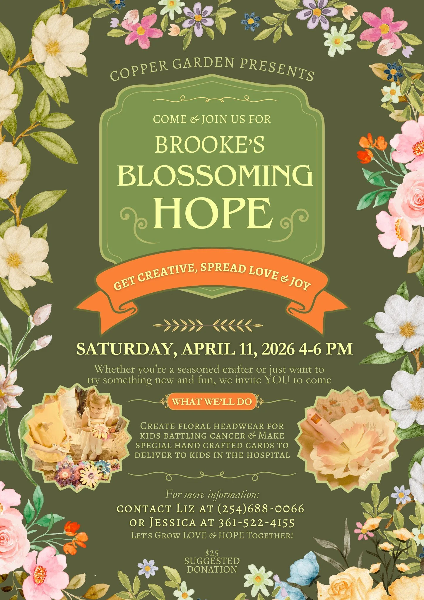 Brooke’s Blossoming Hope Craft Event