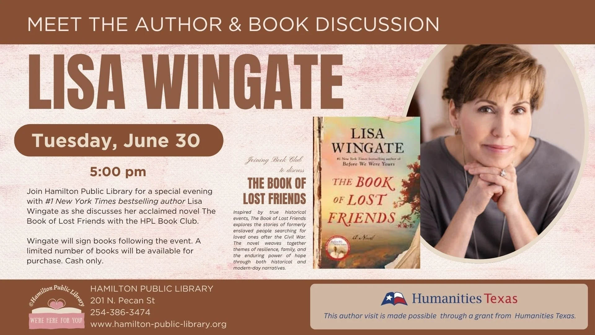 Meet the Author event at Hamilton Public Library