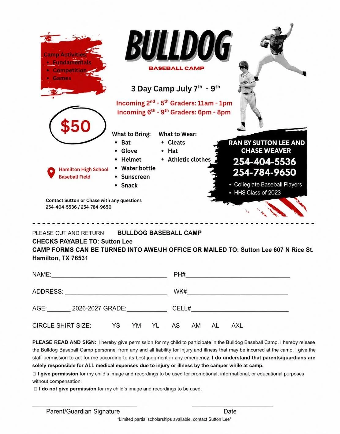 Youth Baseball Camp
