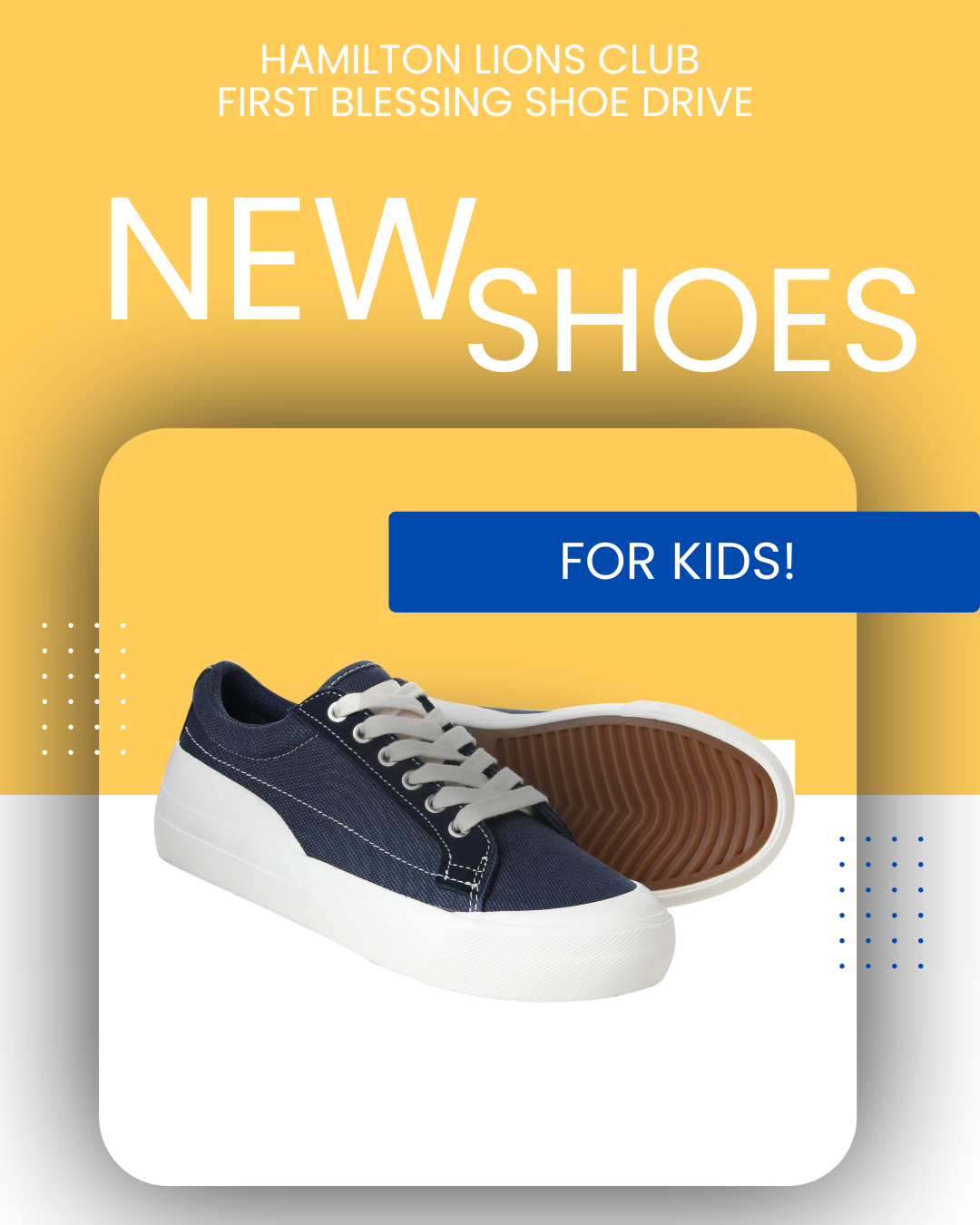 Lion's Club-First Blessing Shoe Drive